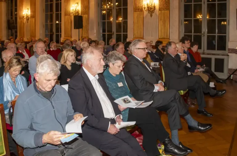 Au premier rang, Bernard Cassiers, un des fondateurs de RA et de la FPRA. Photo © E. De Wolf